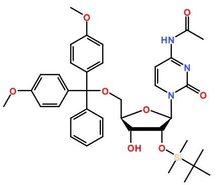 (image for) MC080613 N4-Acetyl-2'-O-tert-butyldimethylsilyl-5'-O-DMT-cytidine